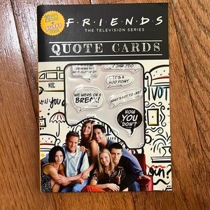 NWT Friends quote cards & stickers